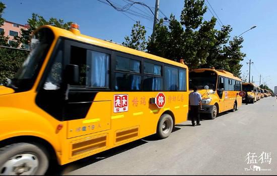 河南鄭州53家幼兒園小學校車排隊體檢 不合格要處罰