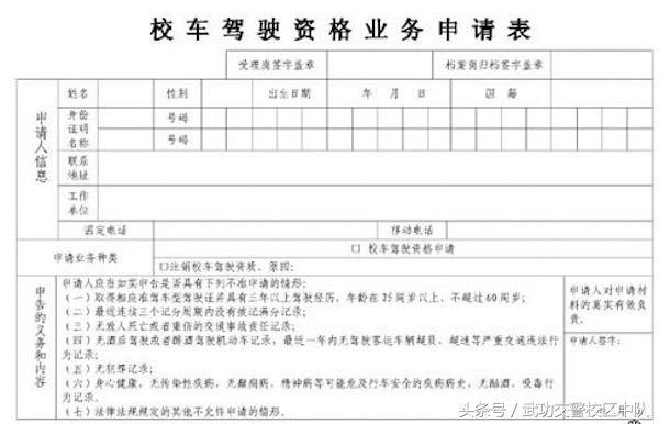 校車(chē)駕駛資格證辦理流程