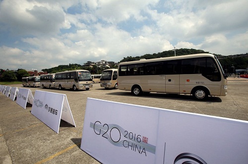 服務(wù)G20峰會(huì) 宇通T7高端公商務(wù)車(chē)正式交付杭州