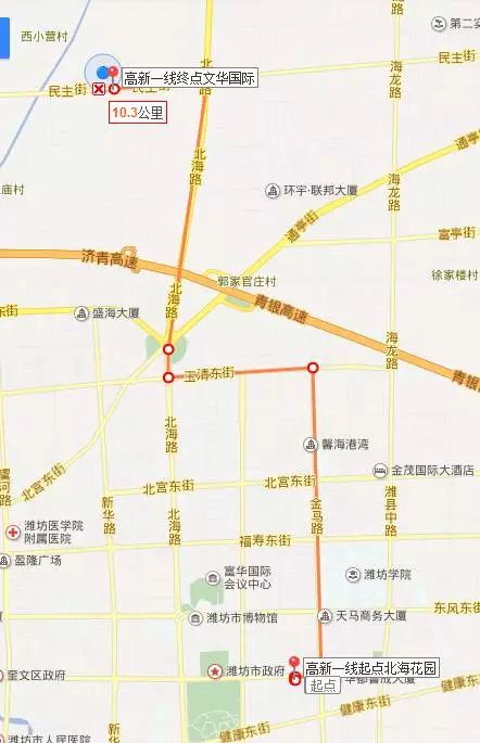 濰坊文華國(guó)際小學(xué)新增8條校車(chē)線路