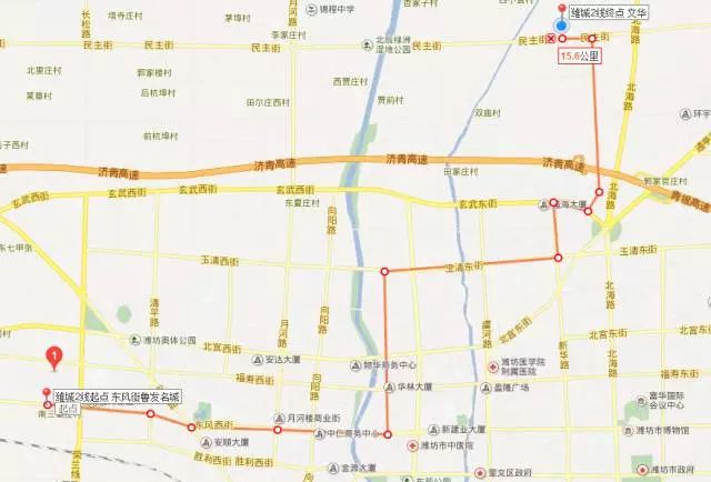 濰坊文華國(guó)際小學(xué)新增8條校車(chē)線路